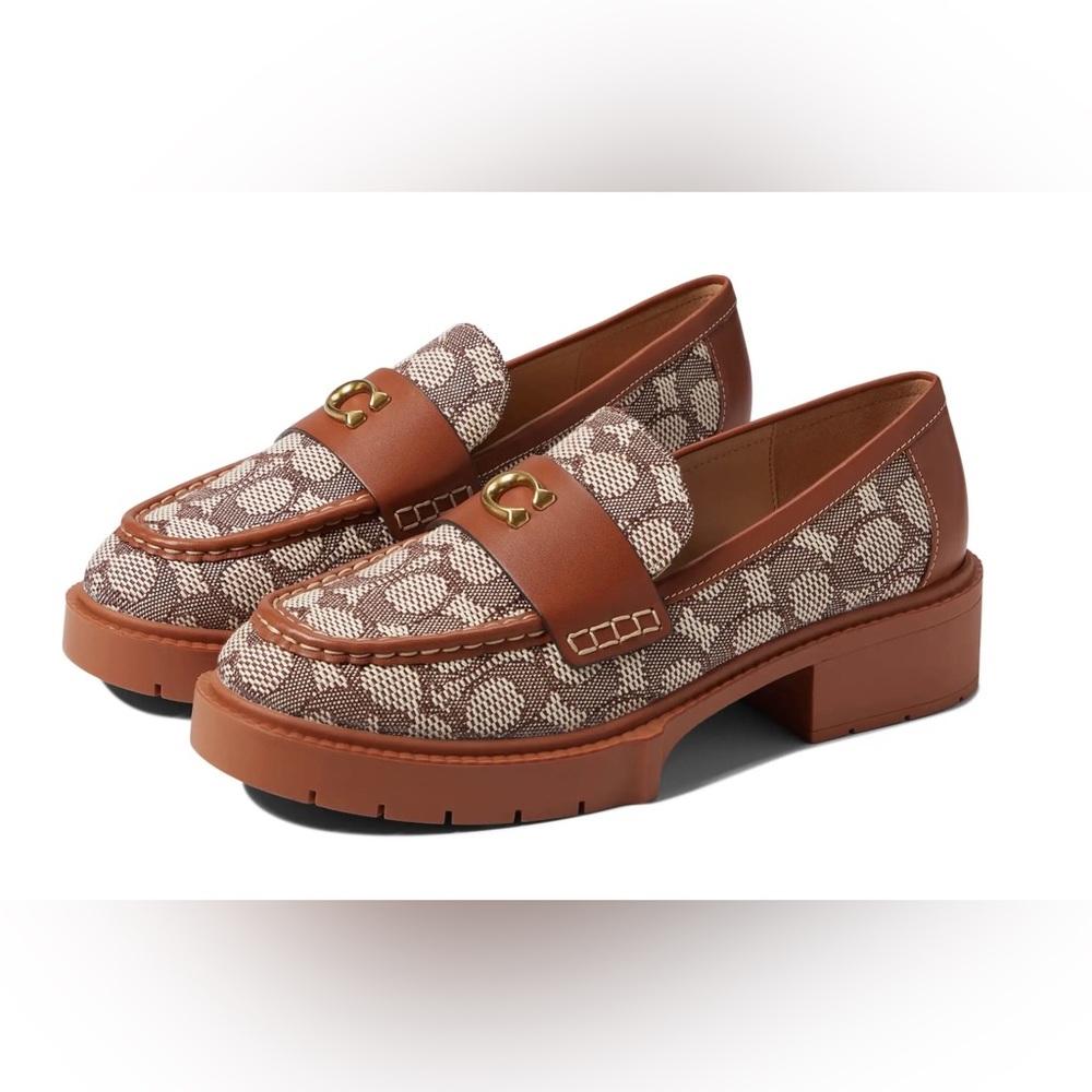 🆕 COACH Leah Textured Jacquard Loafer